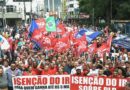 Protesto de Metalúrgicos do ABC defende pautas da classe trabalhadora