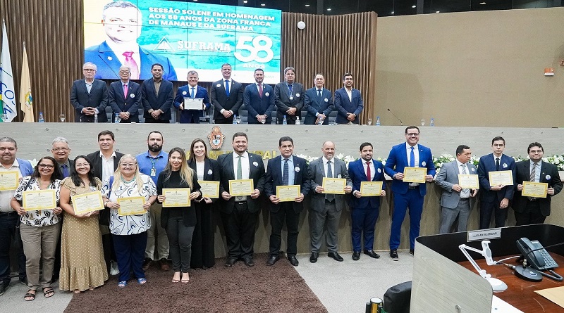 Suframa recebe homenagem na CMM