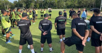 Renatinho Potiguar comanda primeiro treino no retorno ao Manaus FC