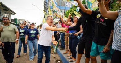 Ficha limpa e experiente, Bosco Saraiva recebe apoio nas ruas de Manacapuru (AM)